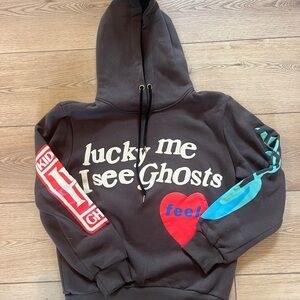 LUCKY ME I SEE GHOSTS SWEATSHIRT.